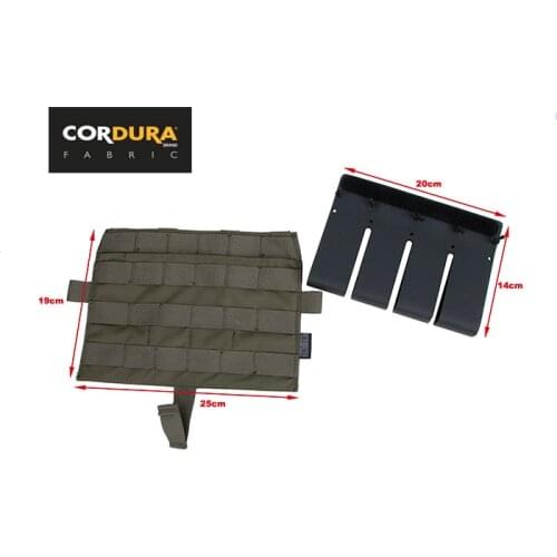 TMC 9mm MP5 MP7 Kydex Insert With Molle Flap Panel Combo For AVS JPC2.0 Plate Carrier(SKU051537)