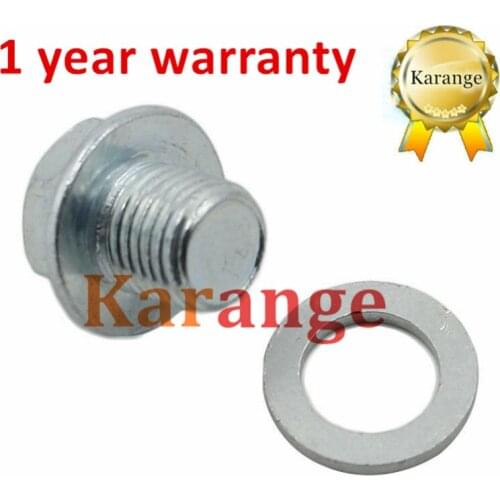 90009-PH1-000 New Engine Oil Pan Drain Bolt Plug Screw with Washer 90009-PH1-000 For Honda Acura Accord Civic CR-V CR-Z