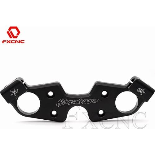CNC Aluminum Motorcycle Front Lowering Topper ClampTop Triple Tree Upper Clamp For Suzuki GSX1300R Hayabusa GSX 1300R 1999-2018