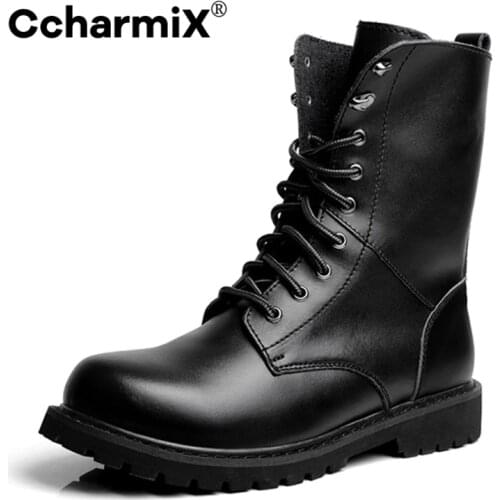 CcharmiX Men's Motorcycle Boots