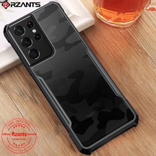 Rzants For Samsung Galaxy S21 S21 Plus Galaxy S21 Ultra Case Camouflage Armor Matte Cover Phone Casing Clear Back Bumper