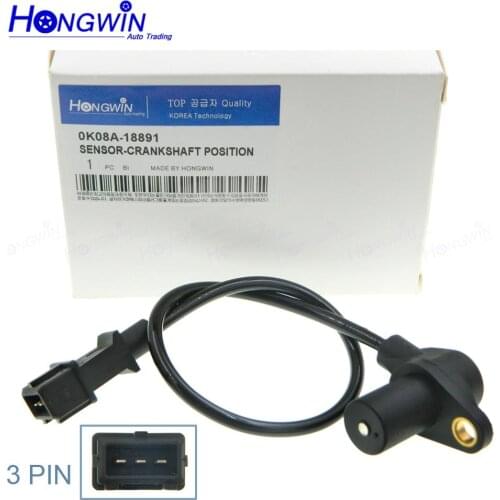 Crankshaft Position Sensor Fits 95-02 Kia Sportage 2.0L OEM 0K08A18891, OK08A-18891 2.0L DOHC L4 16V, ENG.CODE "FED"0261210104