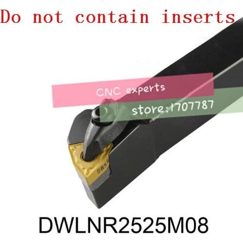 DWLNR2525M08,turning tool holder boring bar internal turning tools D TYPE locked mini lathe tool holder for WNMG 0804 inserts