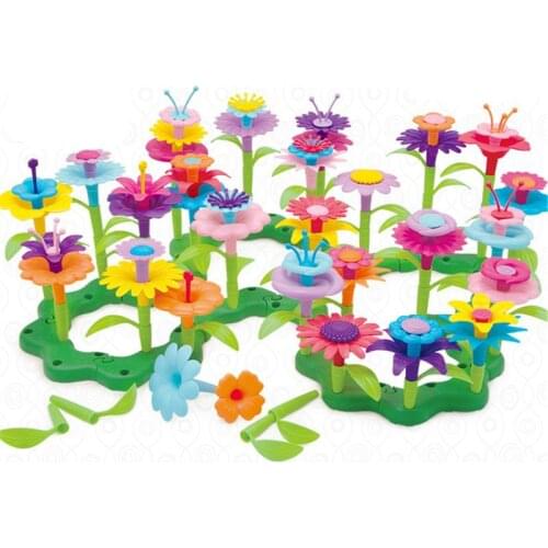 Flower Garden Building Toys - Build a Bouquet Floral Arrangement Playset