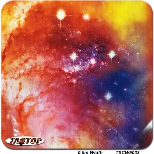 ITAATOP TSCW9033New 0.5m *2m red star glaxy design PVA film Water Transfer Printing Film hydro graphics film