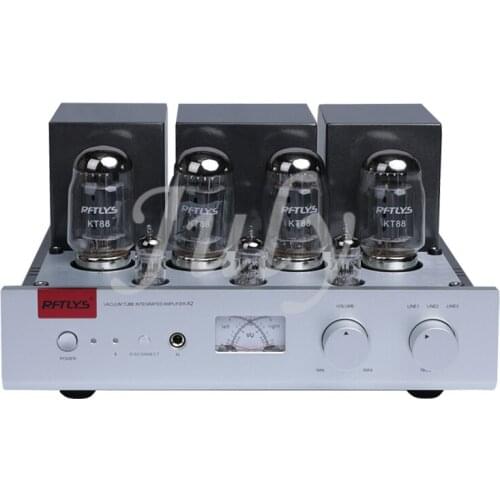 KT88 fever hifi bluetooth class A push-pull pure tube amplifier vacuum tube power amplifier combined manual scaffolding