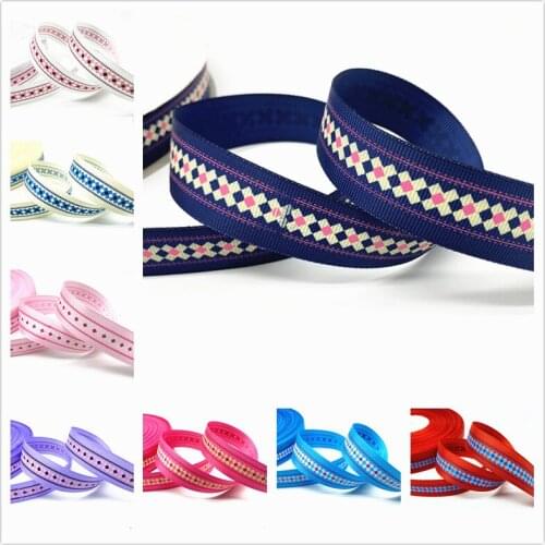 5 yards 25mm Printed Grosgrain Ribbon for Gift Wrapping Wedding Decoration Hair Bows DIY #Ro