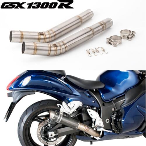 Motorcycle modified exhaust pipe GSX1300R middle section 2008-2015 years GSX1300R exhaust pipe middle connecting pipe