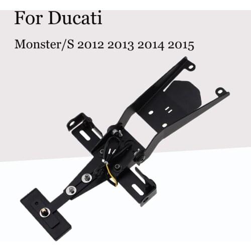 Applicable to Ducati Monster/S 12-15 Modified License Plate Short Tail License Plate Holder License Plate Frame