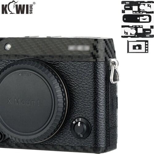 Kiwi Anti-Scratch Camera Body Sticker Protective Skin Film Kit For Fuji Fujifilm X-E3 XE3 Anti-Wear Cover Carbon Fiber Black