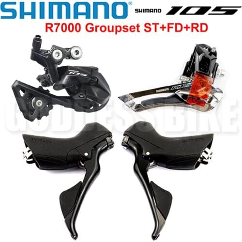 SHIMANO 105 R7000 Groupset R7000 Derailleurs ROAD Bicycle ST+FD+RD Front REAR Derailleur SS GS