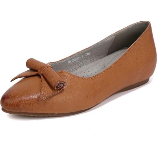 Participants in small pointed flat single leather sexy and elegant high-end Womens shoes, Mary Jane shoes leather shoes size 39