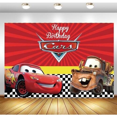 Custom Car Backdrops Boys Birthday Party Photography Background Photographic Photo Studio Props Banner Decoration Supplies
