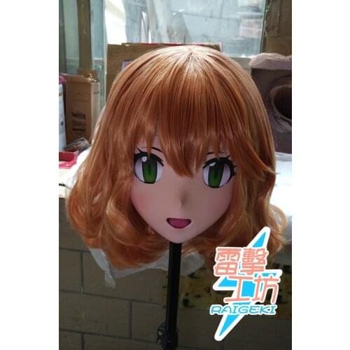 RAIGEKI MAKS 79) Resin Crossdresser DOLL BJD Crossdress Kigurumi Anime Assassination Classroom Kurahashi Hinano Cosplay Masks