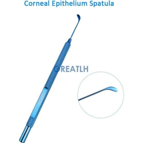 Titanium Alloy Corneal Epithelium Spatula Autoclavable Veterinary Ophthalmic Instruments