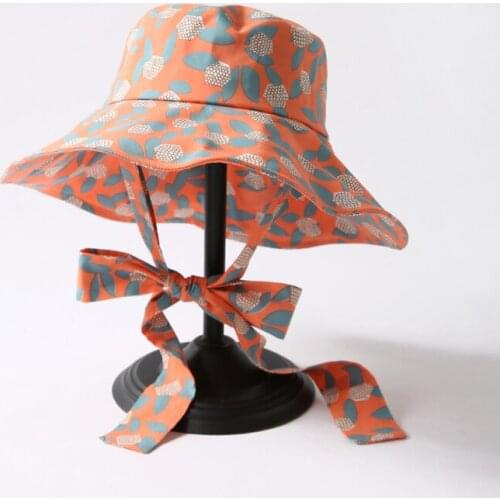 Sicanian 2018 New Summer Flower Print Foldable Wide Large Brim Beach Canvas Visors Cap Women Colorful Holiday SunHats for Girls