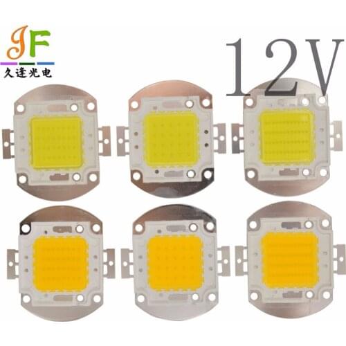 High Power Epistar 12V LED chip 20W 30W 50W warm white/white no need driver for storage battery car,projector,car,motorcycle