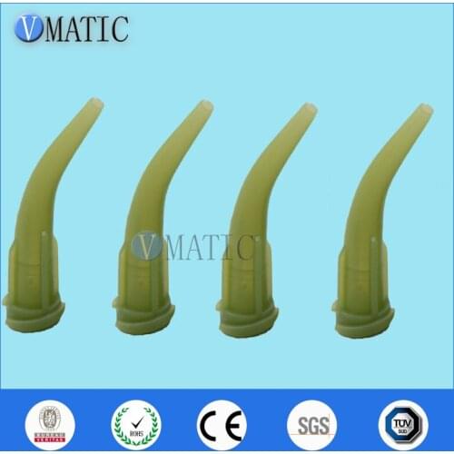 High Quality 100Pcs 14G TT Tapered Glue Dispensing Bent Plastic Needle Tips