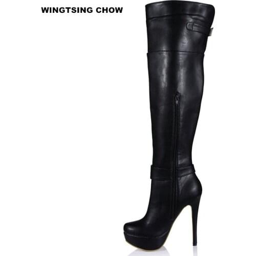 Ботфорты WINGTSING CHOW China At AliExpress