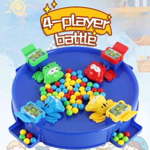 Funny Puzzle Children Frog Eating Beans Party Toy Board Game Parent-child Interaction Adult Boy Girl Gift Color
