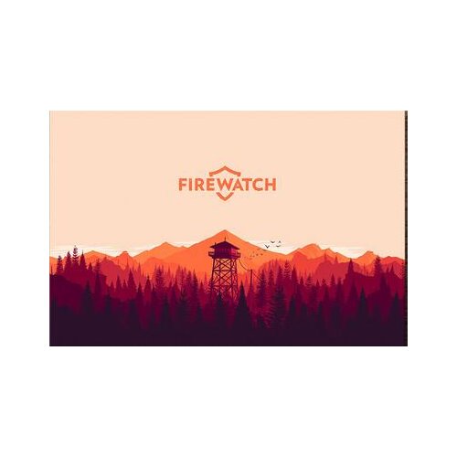 17style Choose Firewatch Video Games Mountains Minimalism Forest Art Film Print Silk Poster Home Wall Decor 24x36inch