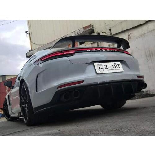 2017-2020 Z-ART carbon fiber rear trunk wing For Panamera carbon fiber rear wing for 971 carbon fiber rear spoiler tail wing
