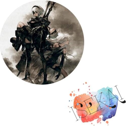 NieR:Automata Game Badge YoRHa No. 2 Type B YoRHa Type A No. 2 YoRHa No. 9 Type S 2B A2 9S Metal Badge Brooch Pins