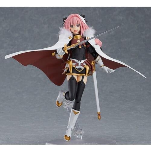 Japanese origianl anime figureRider Fate Astolfo figma action figure collectible model toys for boys