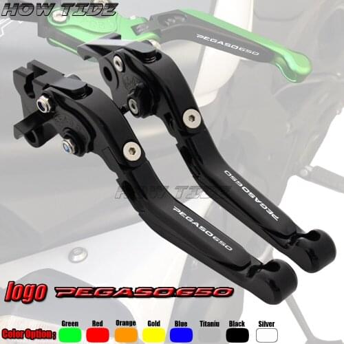 Motorcycle Folding Extendable CNC Moto Adjustable Clutch Brake Levers For Aprilia Pegaso 650 1992-1996 1993 1993 1994 1995 1996