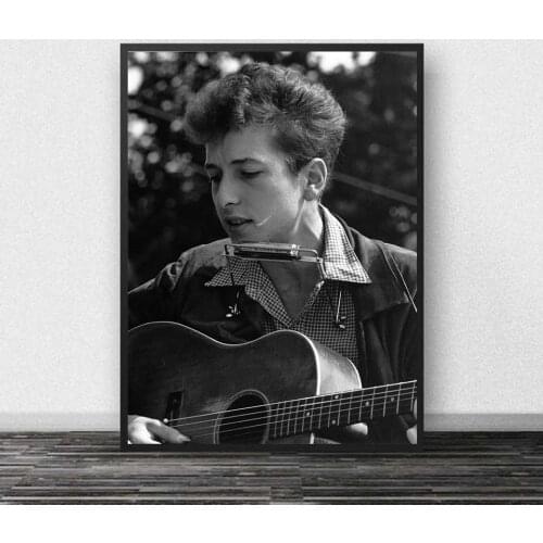 Bob Dylan Smoking Poster Music Popular Singer Star Posters Print Gift Oil Painting Wall Art Canvas Picture Living Room Decor