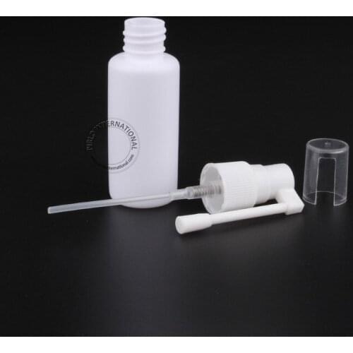 50pcs x A++ 30ml Empty Plastic Nasal Spray Bottle, 30cc PE Nasal Atomizers, Rotatable Mist Spray Bottles Packaging