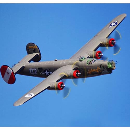 RC Airplane model Freewing Flightline 2000mm wingspan B24 B-24 Liberator PNP