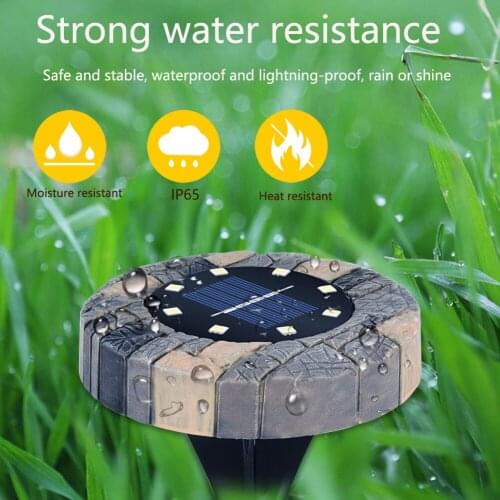 4PCS/Set Solar Light Outdoor Waterproof 8/16 LED Underground Light Garden Landscape Lawn Lamp Solar Geographic Decking Light