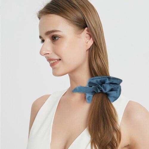 New Fashion All-match Solid Color Square Personality Windmill Ins Irregular Elastic Hair Bands for Girl Accessories Headwear