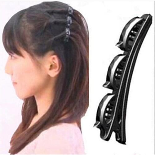 Hot Sale 2019 NEW Fashion Cute Classic Double Hair Pin Clips Barrette Comb Hairpin Disk Women Girls Romantic Headwear