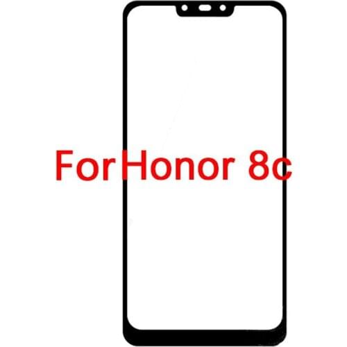 10PCS Phone Repair Replace Parts Front Touch Panel LCD Display For Huawei Honor 8 9 Pro 8C 8X Out Glass Cover Lens