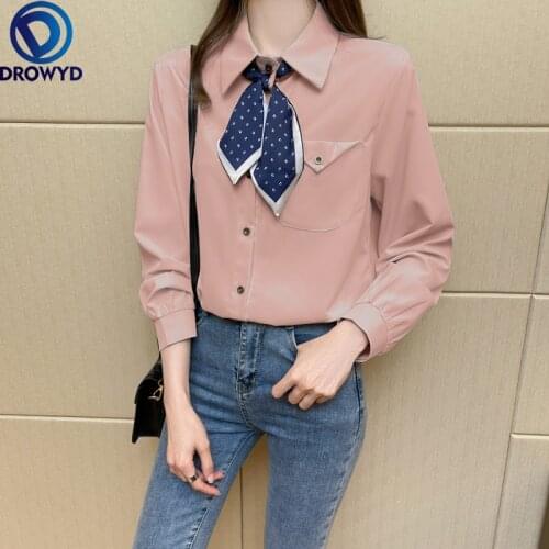 Summer Fashion Shirts Women Turn-down Collar Gold Print Vintage Long-sleeve Blouse Female Single-breasted Blouses Casual Tops