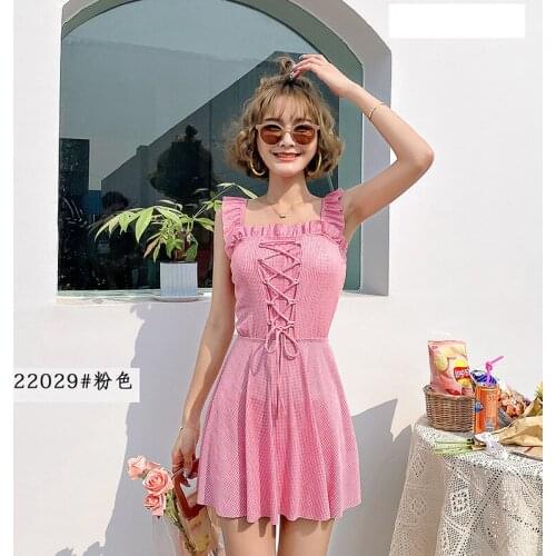 Korean Style Summer Sexy Solid One Piece Swimsuit Women Push Up Momokini Classic Swimwear Vintage Bathing Suit