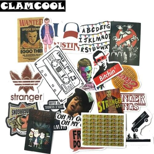19Pcs Stranger Things Series Graffiti Stickers For Motorcycle Bicycle Skateboard Laptop Computer Automobile Book