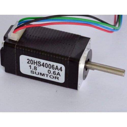 4-lead NEMA 8 Stepper Motor with 2.6N.cm 3.6oz-in Length 40mm 1.8 degree CE ROHS CNC Step Motor