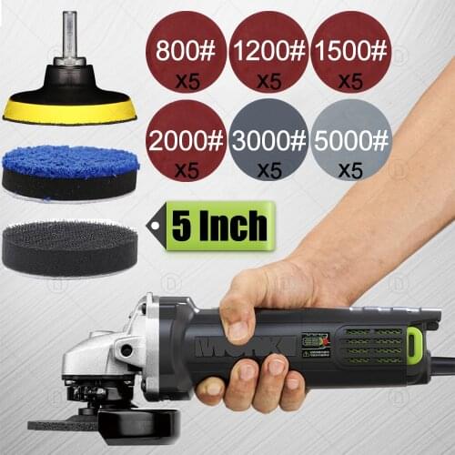 5 Inch Sand Paper Sanding Discs 60-5000 Grits Round Flocking Sandpaper Sanding Grinder Polishing Automotive Wood Orbital Sander