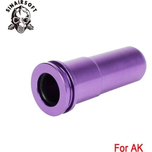 7075 CNC Aluminum Built-in Single O-ring Preventg Air Leaking Seal AK Nozzle For Airsoft AEG Paintball Hunting Accessories