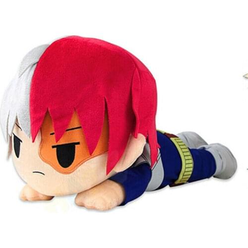 Anime My Hero Academia Todoroki Shoto Plush Sleepwear Stuffed Lying Doll Present Soft Toys