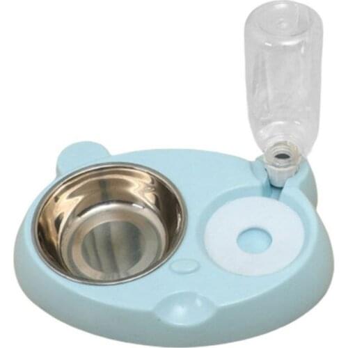 Automatic Pet Drinking Feeder Dogs Wet Mouth Drinking Bottle Pet Cats Food Dispenser Save Space And Reduce Rollover 500Ml