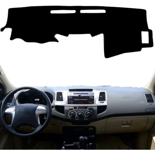 For Toyota Hilux SW4 Fortuner 2005 2006 2007 2008 2009-2015 Dashboard Cover Mat Pad Dash Sunshade Protect Carpet Car Accessories