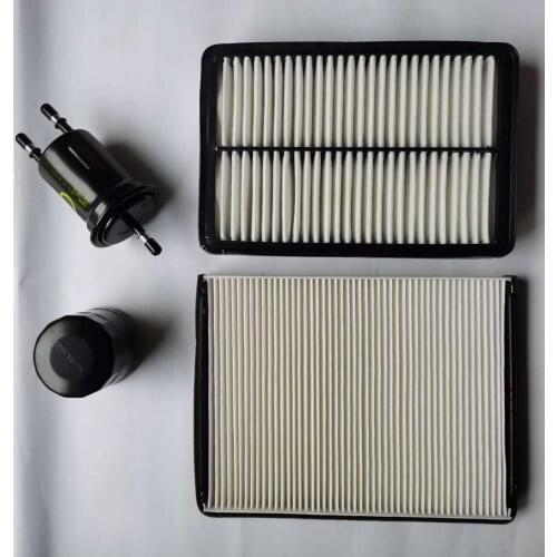 Filter kits for brillance v5 4a15 engine ,inclding air filter .oil filter .fuel filter ,air filter 4pc one set