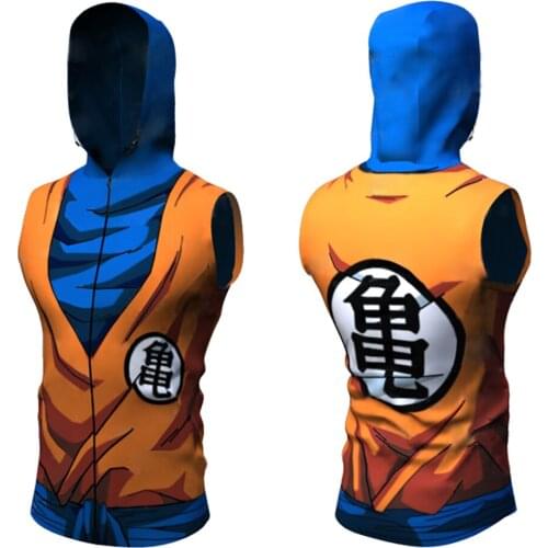 Mens Gym Thin Hoodie Sleeveless Hoodies With Mask Sweatshirt Casual Splice Large Open-Forked Mask Hoodie Sweatshirt Hooded Tops