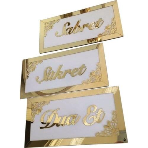 Berk Lazer Sabret Count Your Blessings Pray Themed Plexiglass Board wall graphics gráficos de parede настенная графика