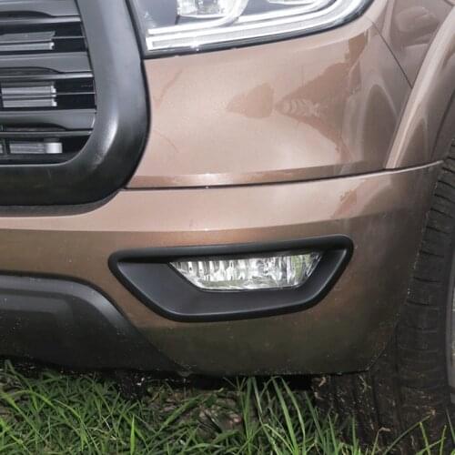 GWM Ute Pickup Front Fog Light Cover Rear Trunk Foglight Frame Trim for Great Wall POER Accessories 2020 2021