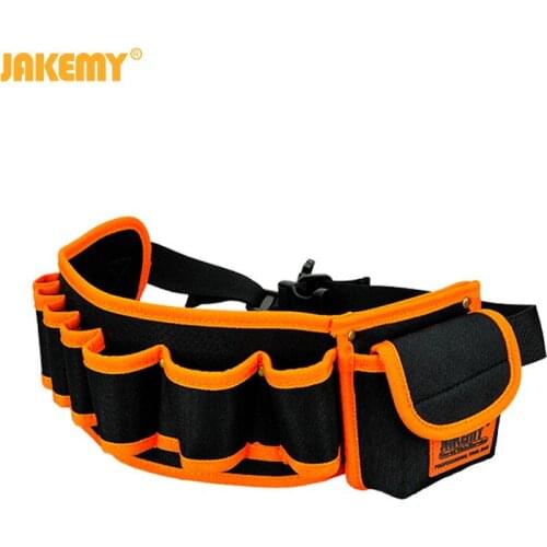 1Pc Waist Bag Tool Portable Hardware Mechanic Canvas Bag Electrician Multifunction Pouch Holder Belt Packs Work Tool Kit